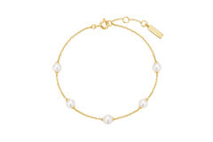  Miss Dainty - Gliederarmbänder - Silber / 14kt GP - Perle